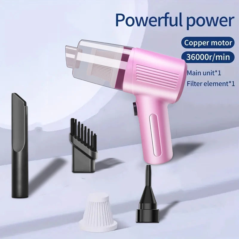 Xiaomi Mini Portable Wireless Car Vacuum Cleaner Multifunctional High-power Suction and Blowing Integrated Cleaning Appliance