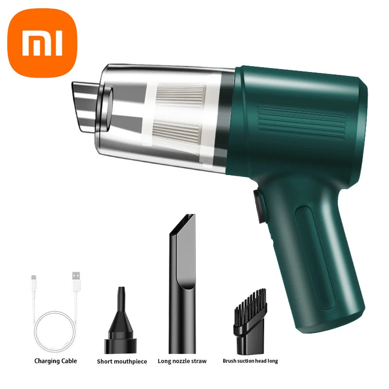 Xiaomi Mini Portable Wireless Car Vacuum Cleaner Multifunctional High-power Suction and Blowing Integrated Cleaning Appliance