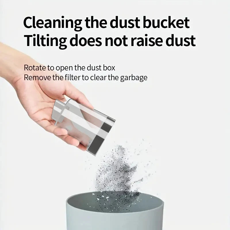 Xiaomi Mini Portable Wireless Car Vacuum Cleaner Multifunctional High-power Suction and Blowing Integrated Cleaning Appliance