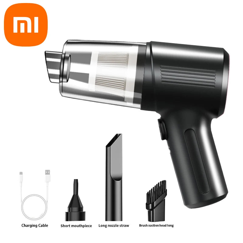 Xiaomi Mini Portable Wireless Car Vacuum Cleaner Multifunctional High-power Suction and Blowing Integrated Cleaning Appliance