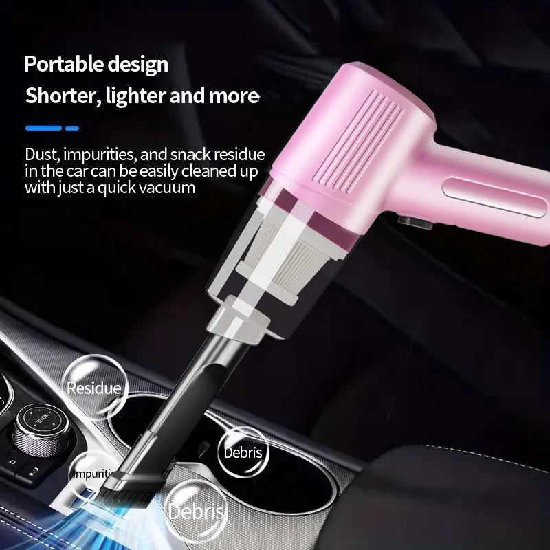 Xiaomi Mini Portable Wireless Car Vacuum Cleaner Multifunctional High-power Suction and Blowing Integrated Cleaning Appliance