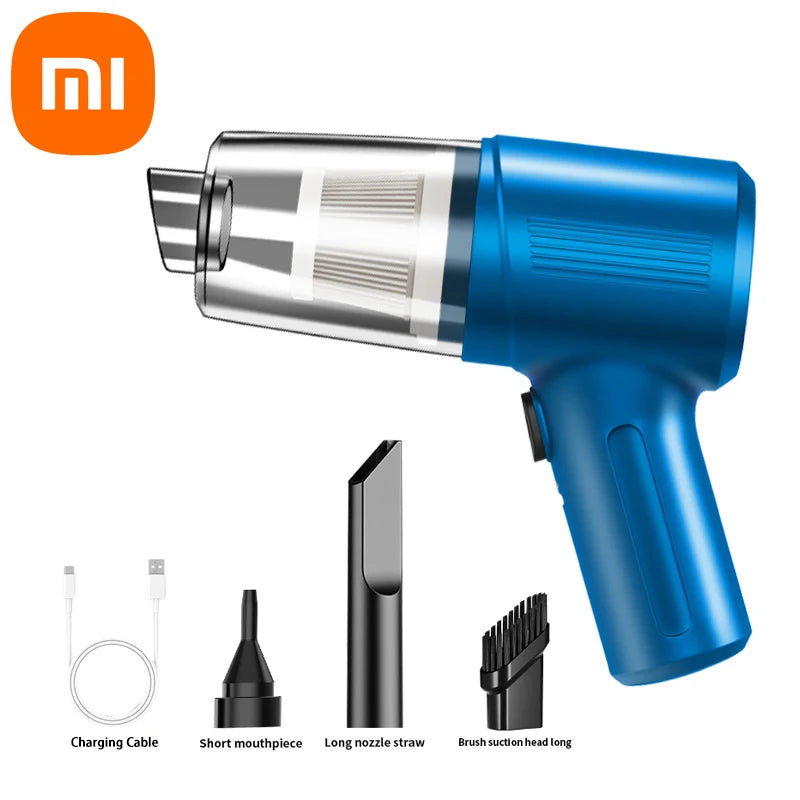 Xiaomi Mini Portable Wireless Car Vacuum Cleaner Multifunctional High-power Suction and Blowing Integrated Cleaning Appliance