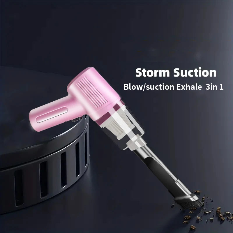 Xiaomi Mini Portable Wireless Car Vacuum Cleaner Multifunctional High-power Suction and Blowing Integrated Cleaning Appliance