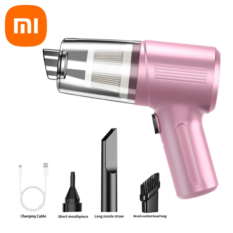 Xiaomi Mini Portable Wireless Car Vacuum Cleaner Multifunctional High-power Suction and Blowing Integrated Cleaning Appliance