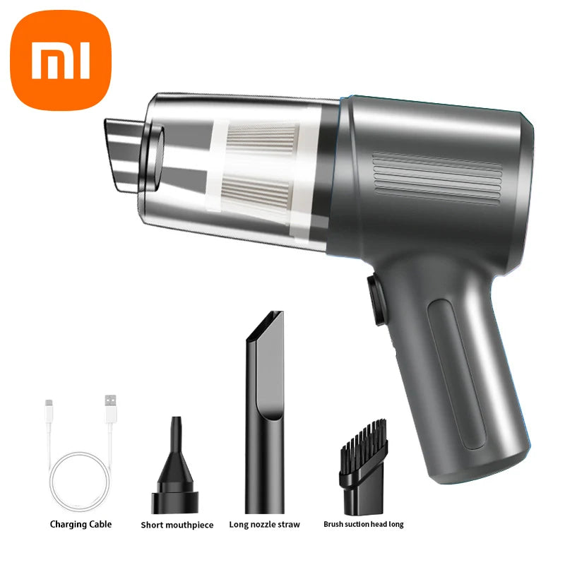 Xiaomi Mini Portable Wireless Car Vacuum Cleaner Multifunctional High-power Suction and Blowing Integrated Cleaning Appliance