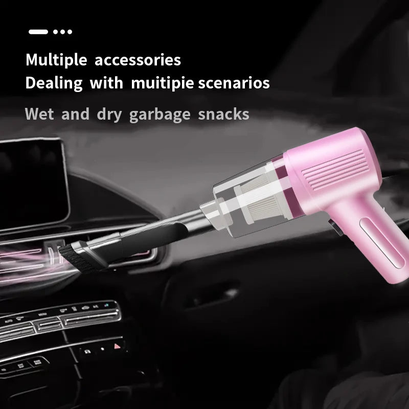 Xiaomi Mini Portable Wireless Car Vacuum Cleaner Multifunctional High-power Suction and Blowing Integrated Cleaning Appliance